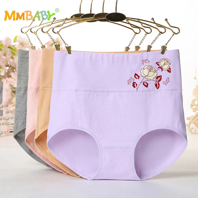 MMBABY Модные женские трусы с высокой талией хлопок дышащий послеродовой