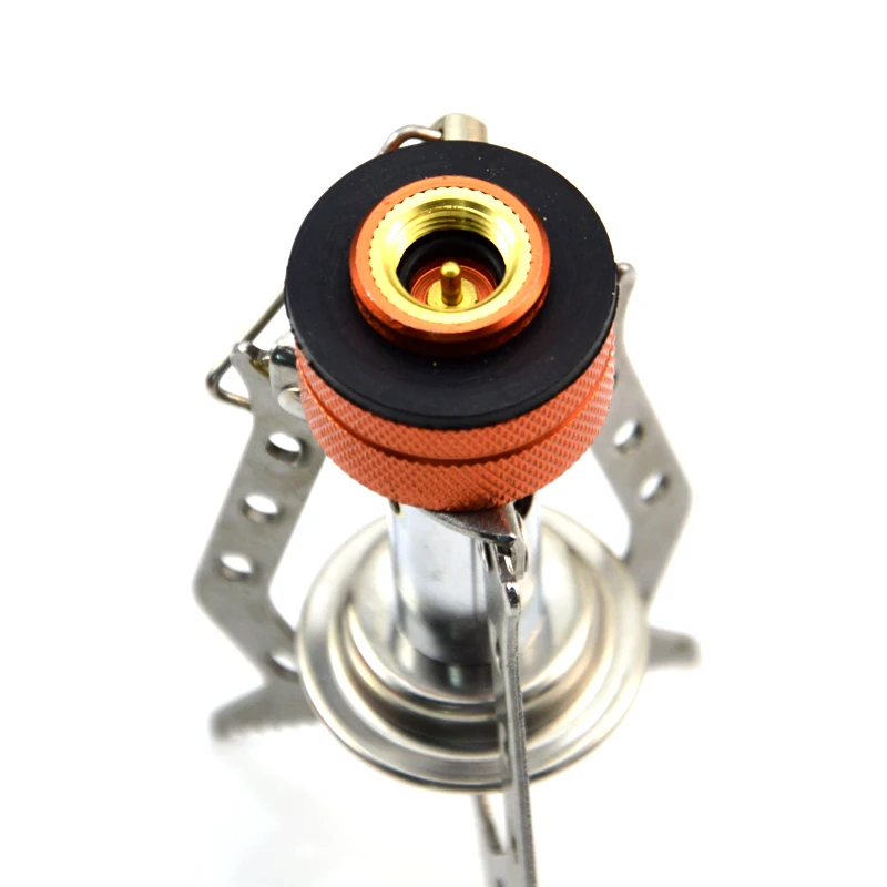 Aotu outdoor cooking stove portable camping cooker mini stove burner Gas grills lightweight furnace mobile kitchen appliances (4)