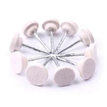 Высокое качество 1/10/50 шт Жесткий войлочные полировальные Накладка для полировки шерсти для резьбы по дереву Чистящая полирующая инструменты Абразивные Инструменты Длина 41 мм