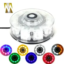 Magnetic mounting 12V 10W Car Auto LED Round Beacon Emergency Strobe Flashing Warning Police Lights Round