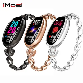 

Imosi E68 women smart bracelet heart rate health monitoring WeChat sports smart reminder Bluetooth wear smart bracelet