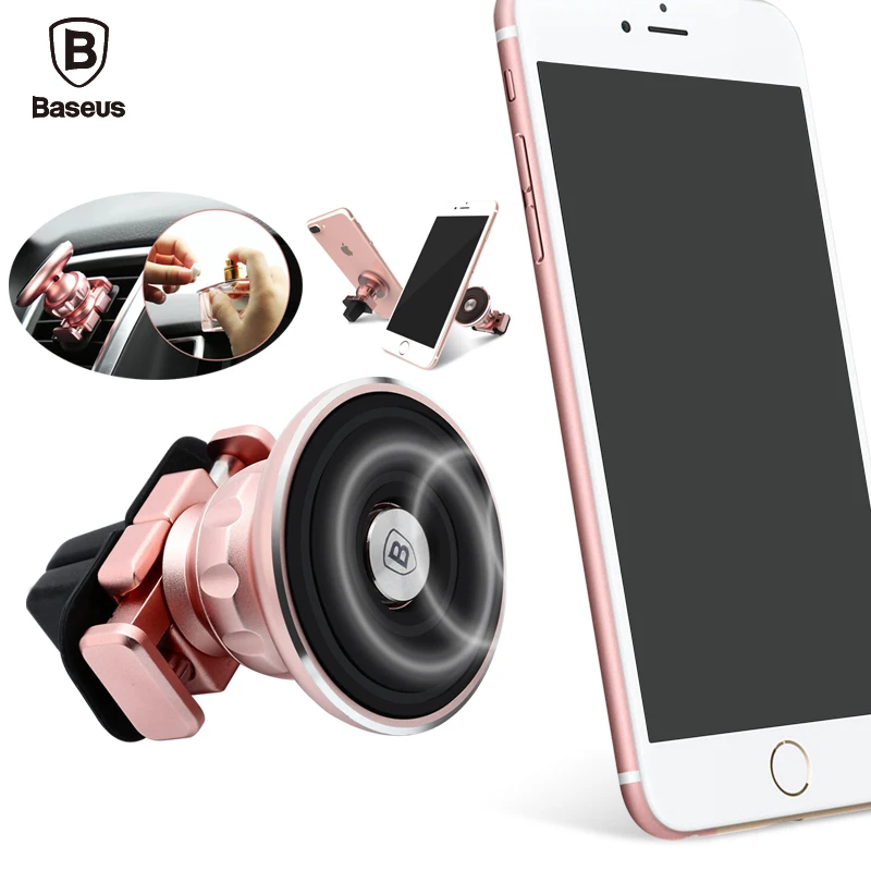 bilder für Baseus Aromatherapie Auto Magnetische Handy-Halter Leere parfüm Metall Aluminium Magnet 360 Grad Air Vent Halterung Halter Ständer bilder für Baseus Aromatherapie Auto Magnetische Handy-Halter Leere parfüm Metall Aluminium Magnet 360 Grad Air Vent Halterung Halter Ständer