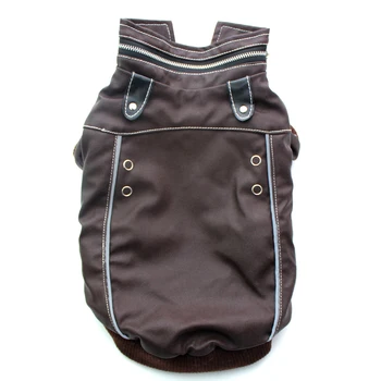 

Dog Pet Faux Leather Coat Jacket Pet Puppy Autumn/Winter Clothes Apparel 5 Sizes 3 Colours