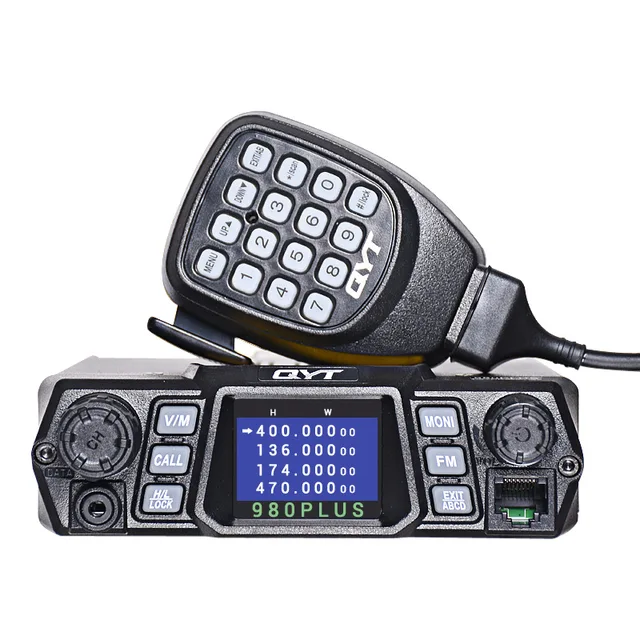 QYT kt 980plus car radio station walkie talkie speakers telsiz