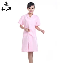 Женская медицинская Униформа с короткими рукавами круглый вырез Регулируемая аптека больница медицинская хирургическая халаты одежда для работы аксессуары