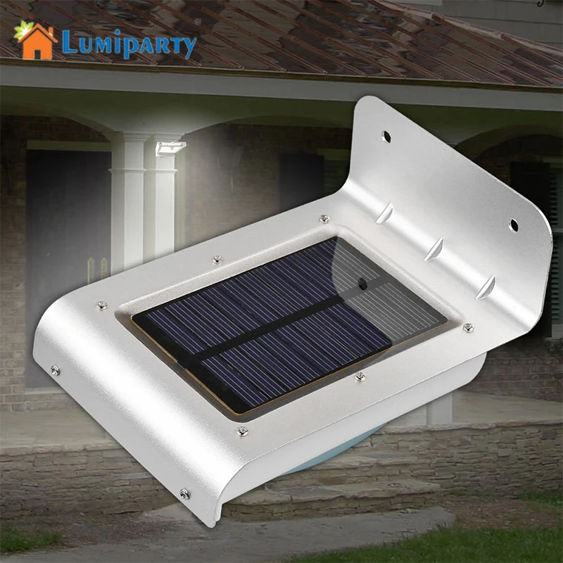 

Lumiparty 24 LED Motion Sensor Light Waterproof Solar Powered Lamp Wall Mount Lamp Night Light for Outdoor Path Gutter Fence
