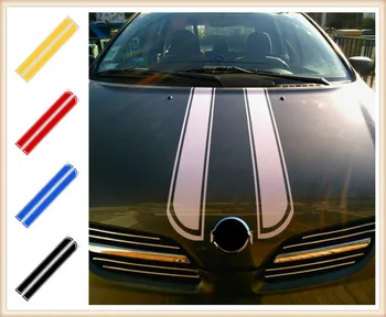 

Car motorcycle styling hood decorative sticker cover DIY stripes for Mercedes Benz GL63 GL-Class G65 G550 G350 E300