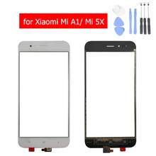 Для Xiaomi Mi A1 сенсорный экран стеклянная панель дигитайзер Сенсорная панель передняя стеклянная панель Ремонт запасных частей для Xiaomi Mi 5x