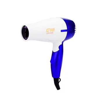 

GW-686 1Pc Mini Portable Hair Dryer Folding Foldable Compact Traveller Blower Low Power School Students Air Blower