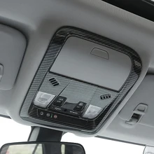 For Chevrolet Equinox 2017 2018 accessories styling ABS Chrome Car front reading Lampshade panel Cover Trim