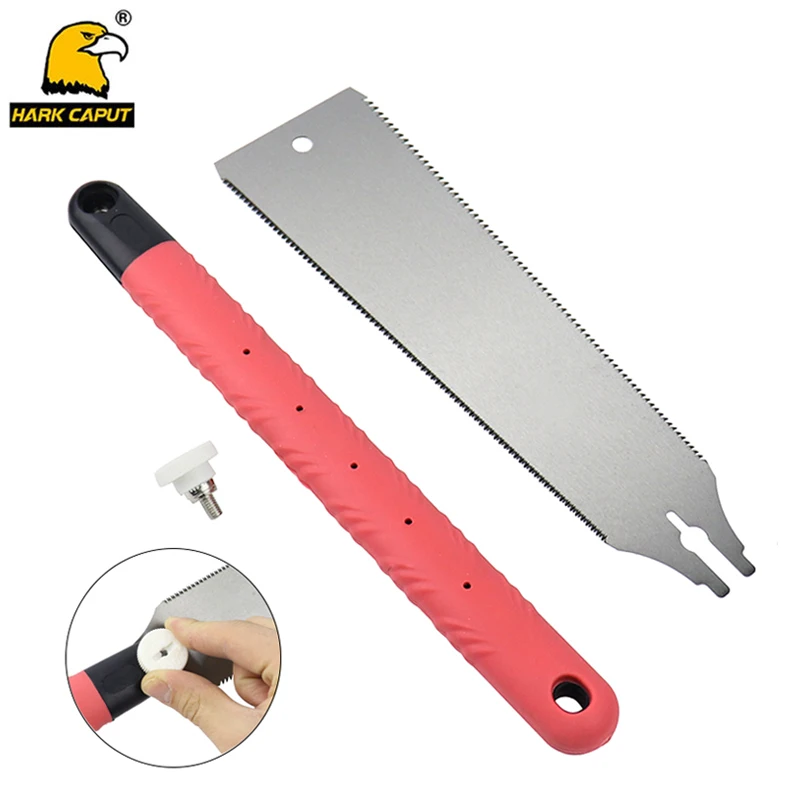 

10-inch Double Edge Razor Saw Hand Saw 6-10/18TPI Wood Cutter Pull Saw For Garden Pruning Bamboo PVC Wood DIY Woodworking Tool