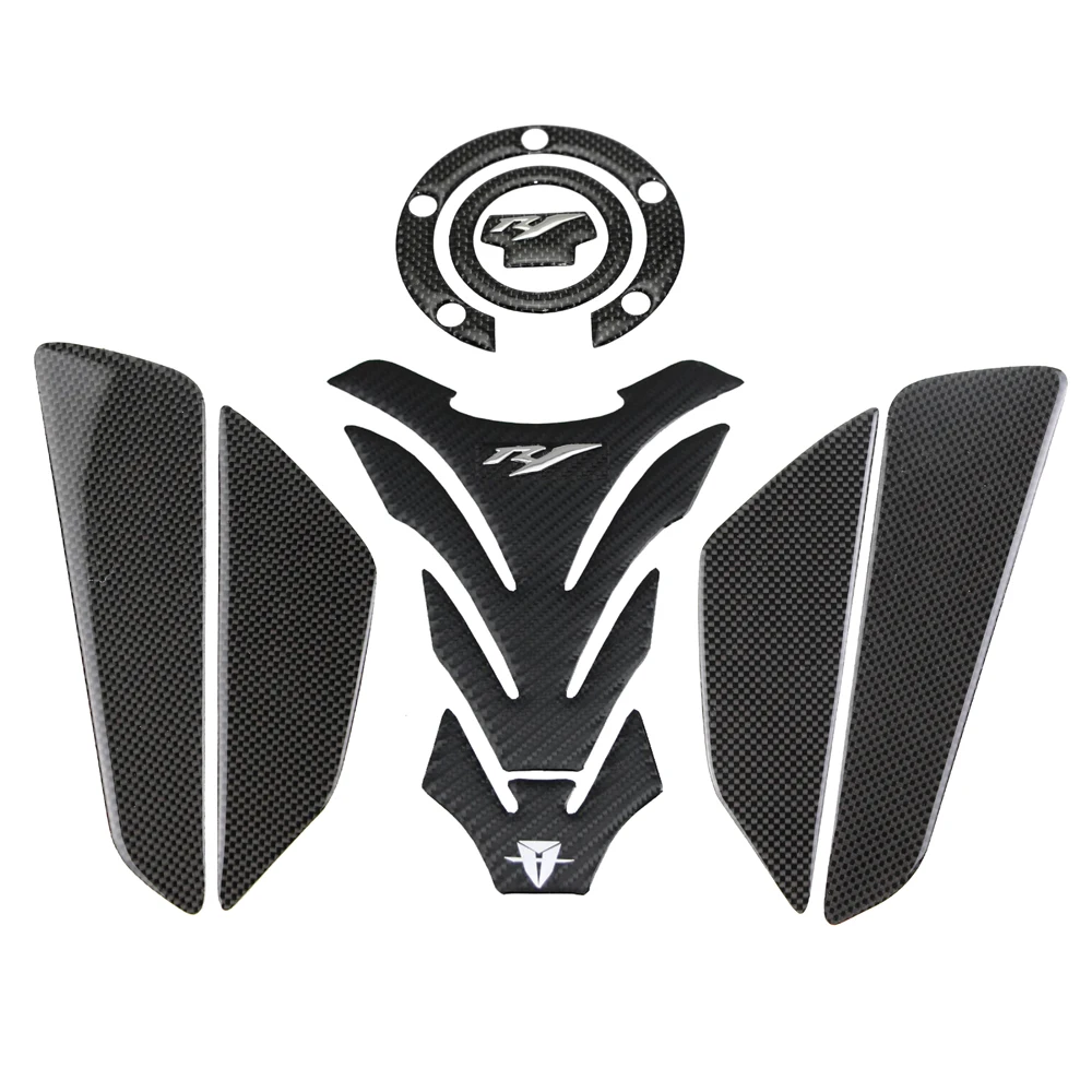 Kodaskin Moto Carbon Tank Protector Pad Sticker Decal Emblem Gripper Stomp Grips Facile Per Yamaha Yzf1000 R1 R1M