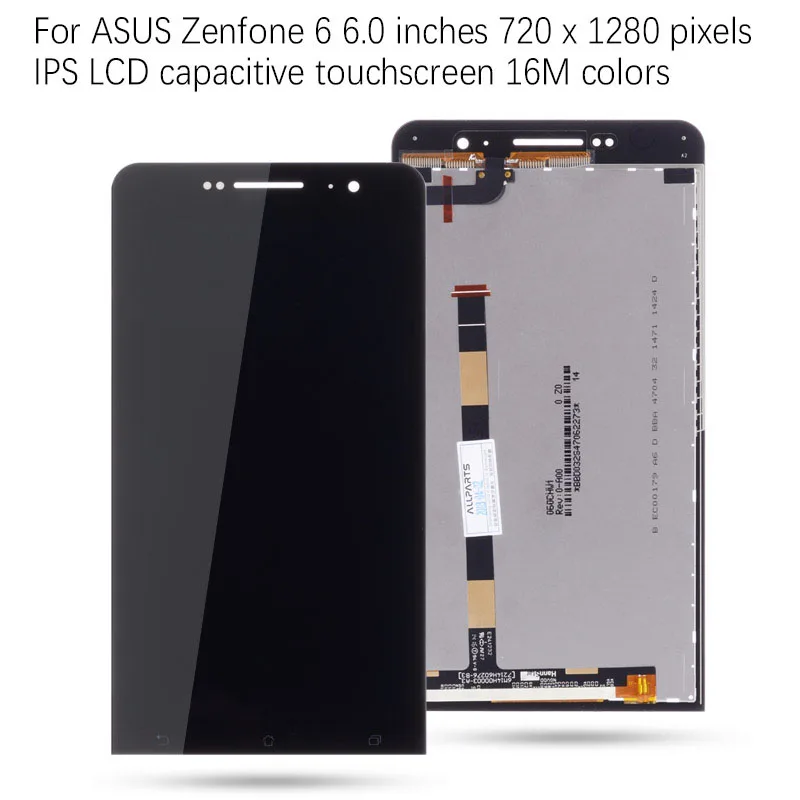 Дисплей для ASUS Zenfone 6 A 600CG A600CG A601CG LCD в сборе с тачскрином на рамке черный