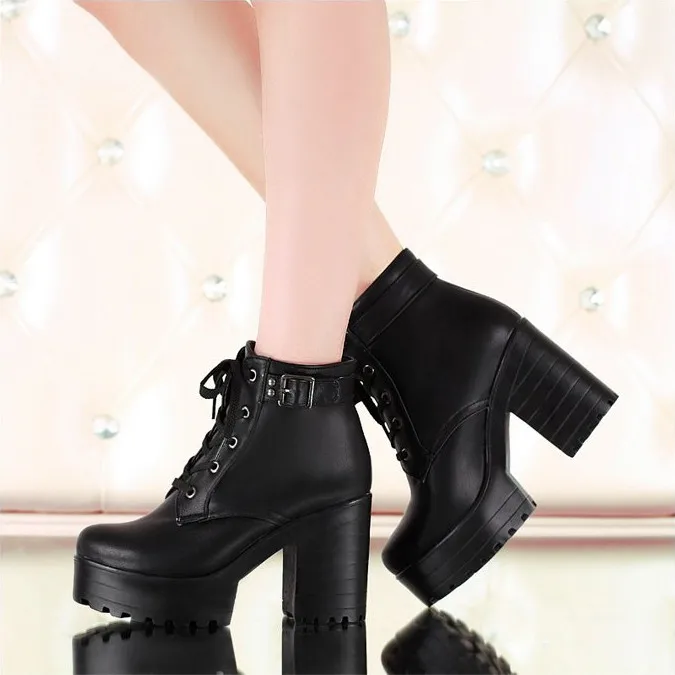 Botines Negros Con Cordon Hotsell, 60% OFF | www.autoescolaurgell.com