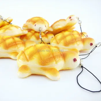 

1pcs 7.5cm Tortoise Squishy Collectibles Kawaii Bread Scented Kid Gift Toy
