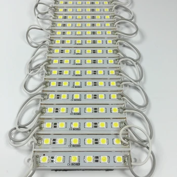

500PCS DC12V IP65 White Warm White Red Green Blue Yellow Waterproof 5050 SMD 5LED LED Module + Free Shipping