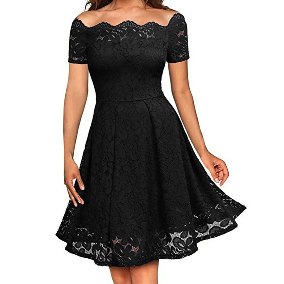 retro lace dress