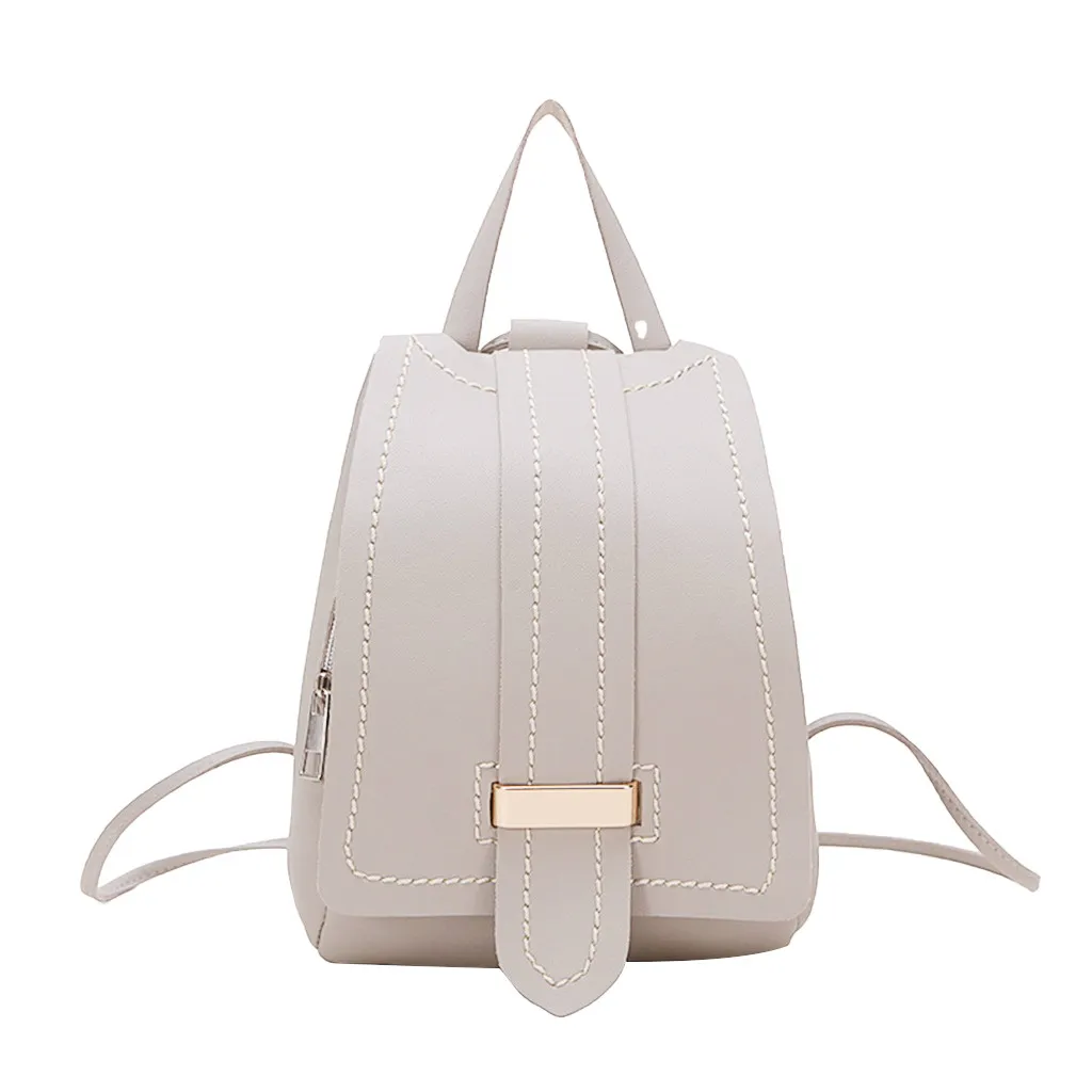 

25#2019 Women's Fashion Simple All-purpose Small Square Bag Single Backpack Women Small Shoulder Bag School Bags For Teenage