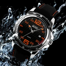 2016 Top Marque SKMEI Mode Numérique En Cuir D’hommes de Quartz Montre Sport Pour Hommes Robe Montre-Bracelet 30 M Étanche relogio masculino