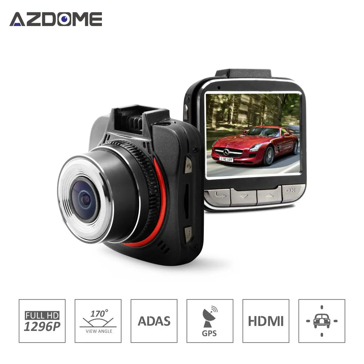 GS52D Mini Car DVR Ambarella A7LA50 Full HD 1080P 30fps 2.0 inch LCD With G-Sensor HDR GPS Car Dash Camera Recorder цена GS52D Mini Car DVR Ambarella A7LA50 Full HD 1080P 30fps 2.0 inch LCD With G-Sensor HDR GPS Car Dash Camera Recorder цены онлайн