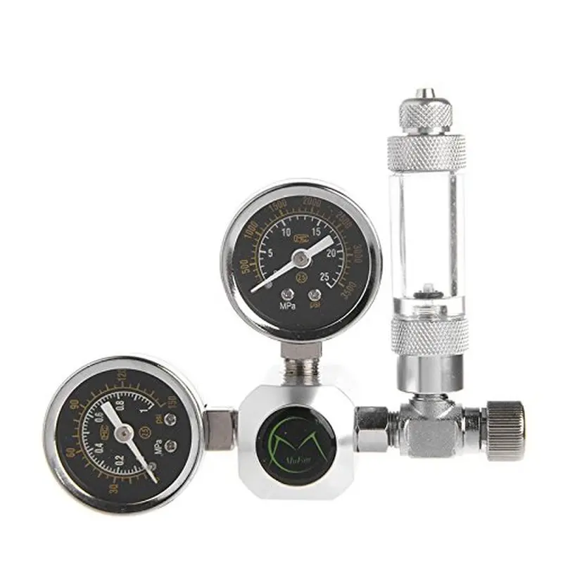 

NCFAQUA MUFAN Aquarium CO2 Regulator Coil Plants Solenoid Check Valve Speed Control Valve Bubble Counters CO2 Table Fish Tank