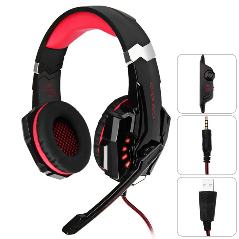 KOTION EACH G9000 Gaming Headphone 3.5mm Game Headset Headband for PS4