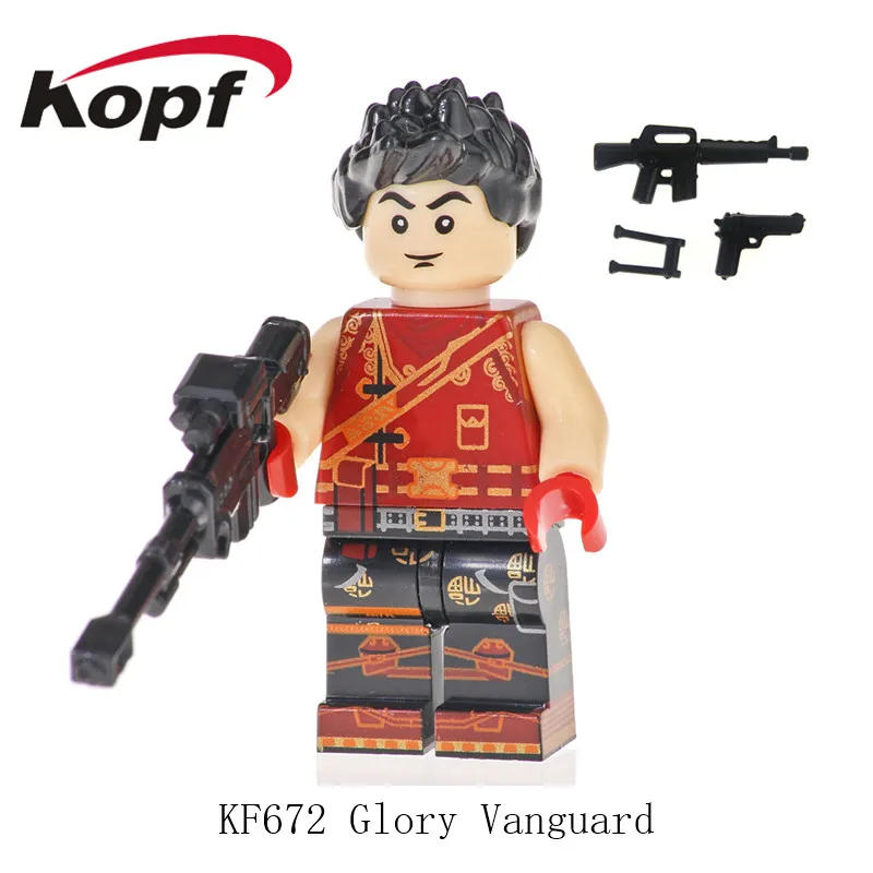 Игра Fortnight Glory Авангард строительные блоки с настоящим металлическим оружием кирпичи фигурки кирпичики для детей игрушки подарок KF672