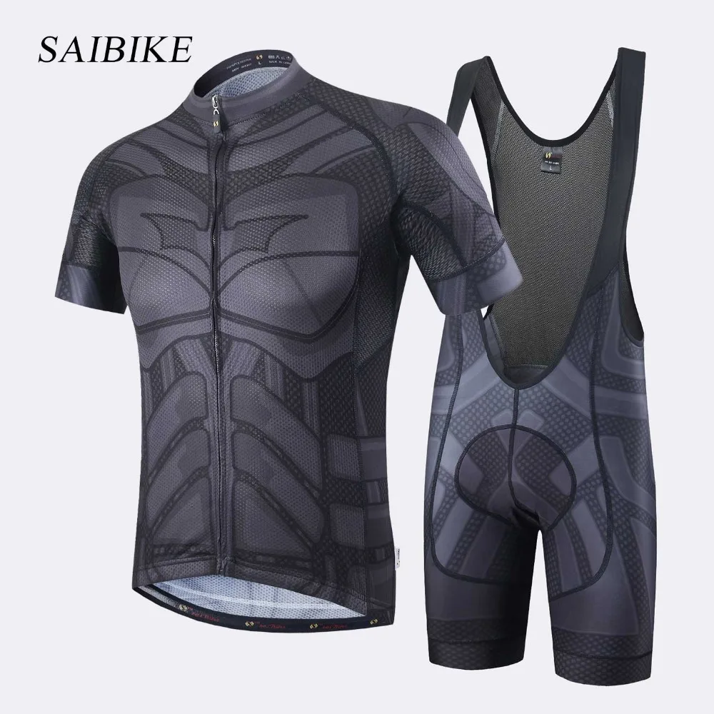 

Super Hero Iron man Superman Spiderman Batman cycling jersey men short/long cycling clothing roupa ciclismo cycling clothing