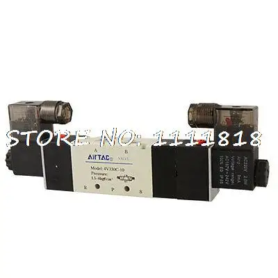 

Five Way Ports Three Position Solenoid Valve 4V330C-10
