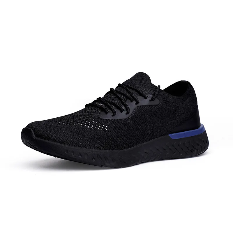

2019 large size men's running shoes summer ultra-light casual sports shoes men's flying woven shoes