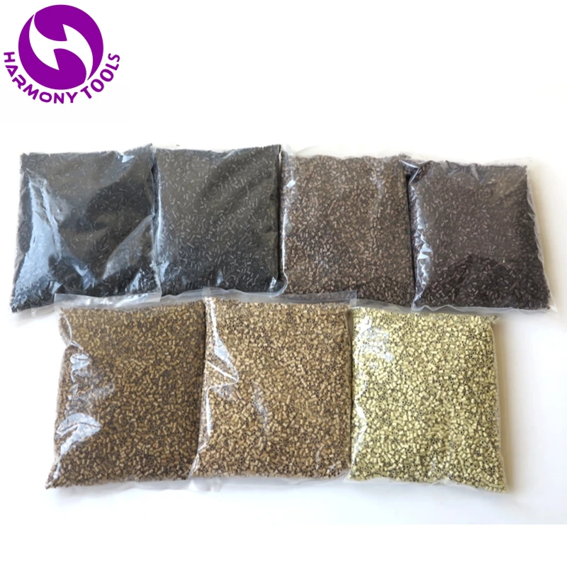 Fechaduras de Cobre Extensão do Cabelo Peças Bolsa 3024x4mm Mini Euro Micro Grânulos Anéis Tubo Vara eu Ponta Ferramentas 70000 10000 Pçs –