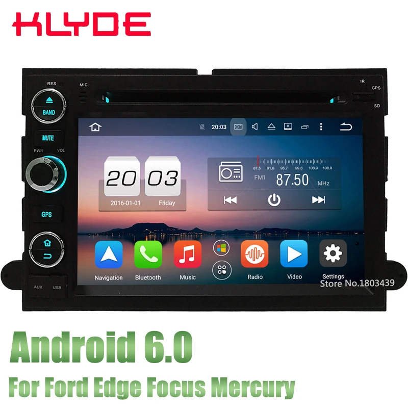 

KLYDE 3G/4G 7" Octa Core 4GB RAM 32GB ROM Car DVD Radio Player For Ford Edge Focus Mercury Montego Mountaineer Sable Milan