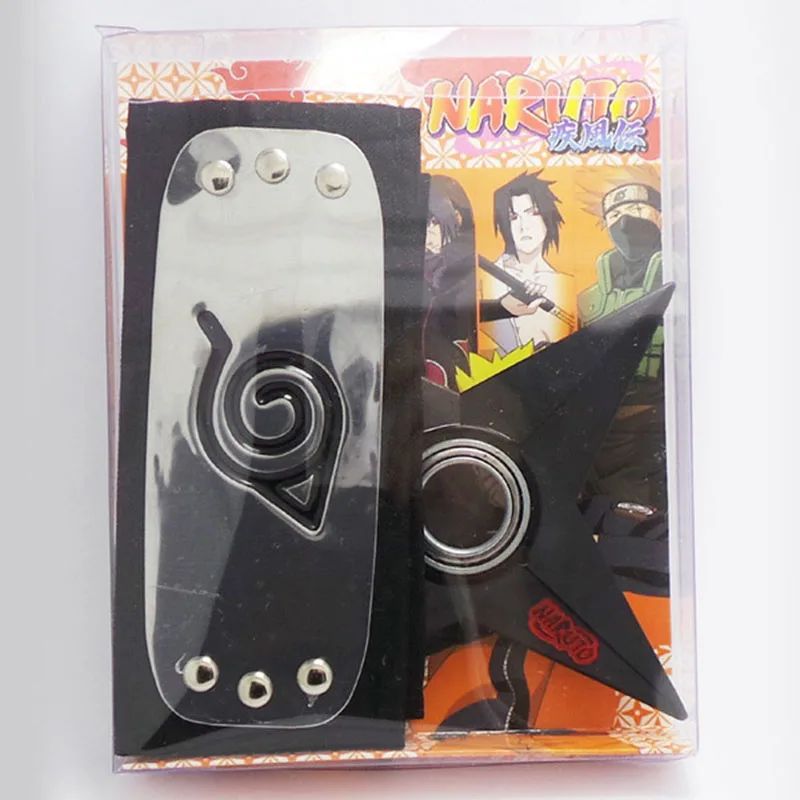 Konoha Headband Shuriken 2pcs set - free shipping worldwide Konoha Headband Shuriken 2pcs set - free shipping worldwide