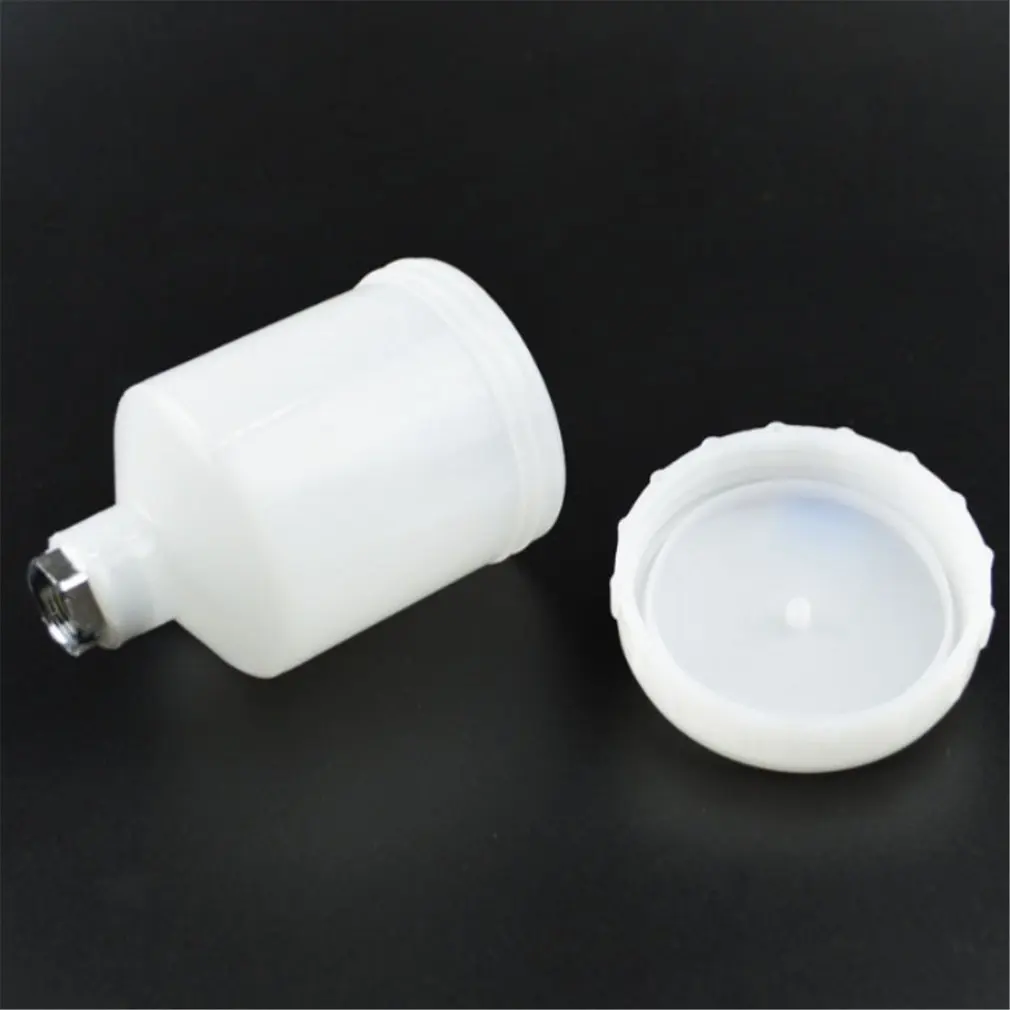 New Plastic Spray Paint Cup Sprayer Cup Air Gravity Feed Paint Spray Pot Fastmover Thread Connector for Spray Gun Parts