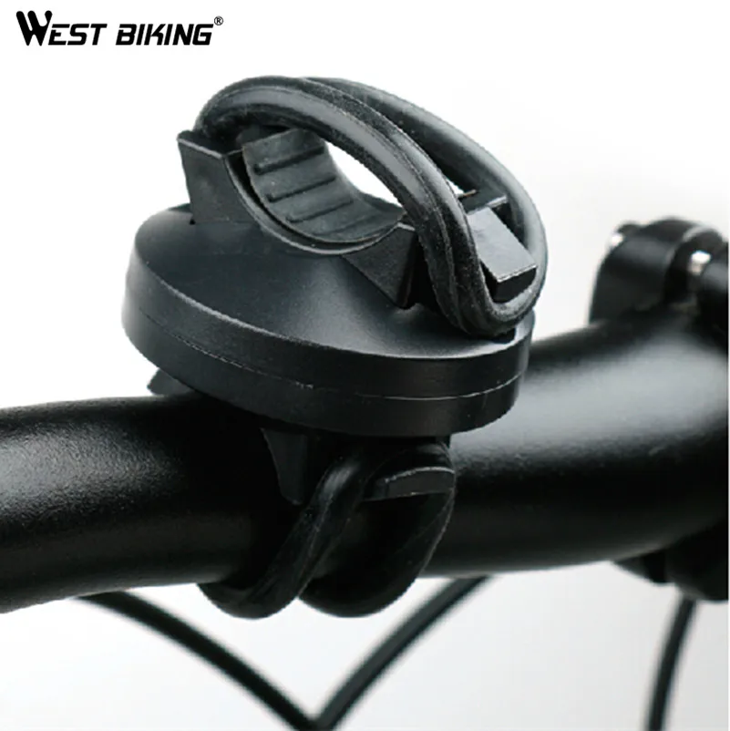 WEST BIKING Holders Lamps Clip Bicycle LED Light Holder Clamp Torch