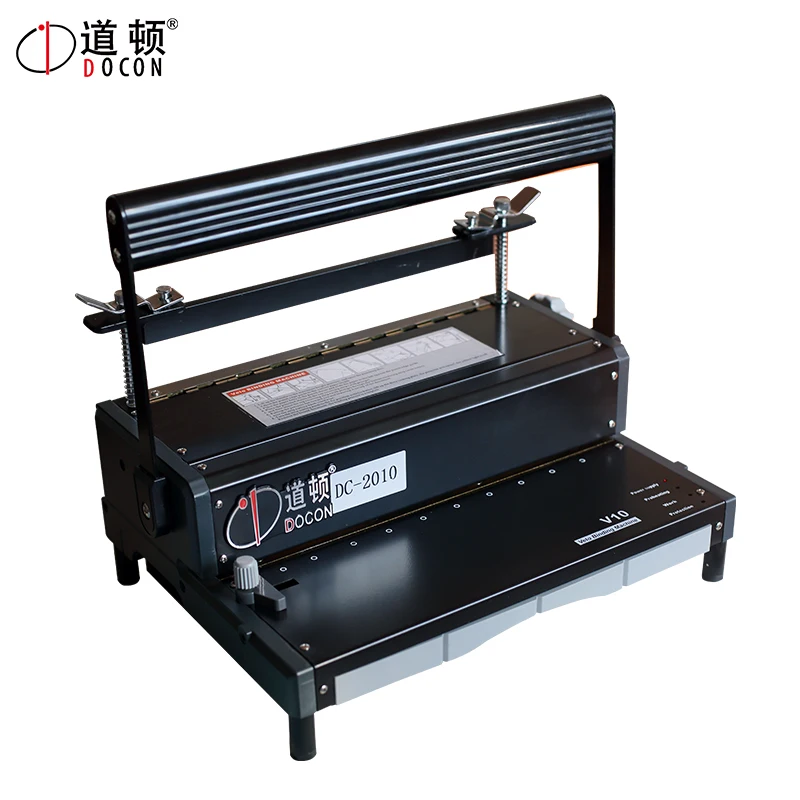 

DC-2010 A4 size desktop Velo binding machine book binding machine,strip binding mahcine