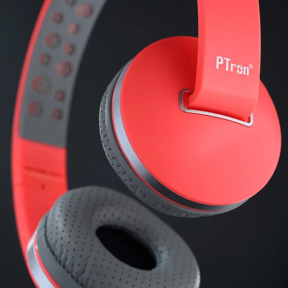 PTron Rebel Stereo Bass Wired Headphone with Mic For All Smartphones