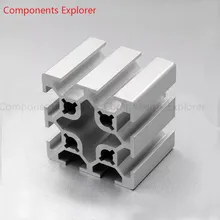 Произвольная резка 1000 мм 5050H Алюминиевый экструзионный профиль, серебристого цвета