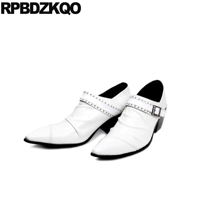 Stud Formal White Italian 46 Pointed Toe 11 China Rhinestone Brand Men