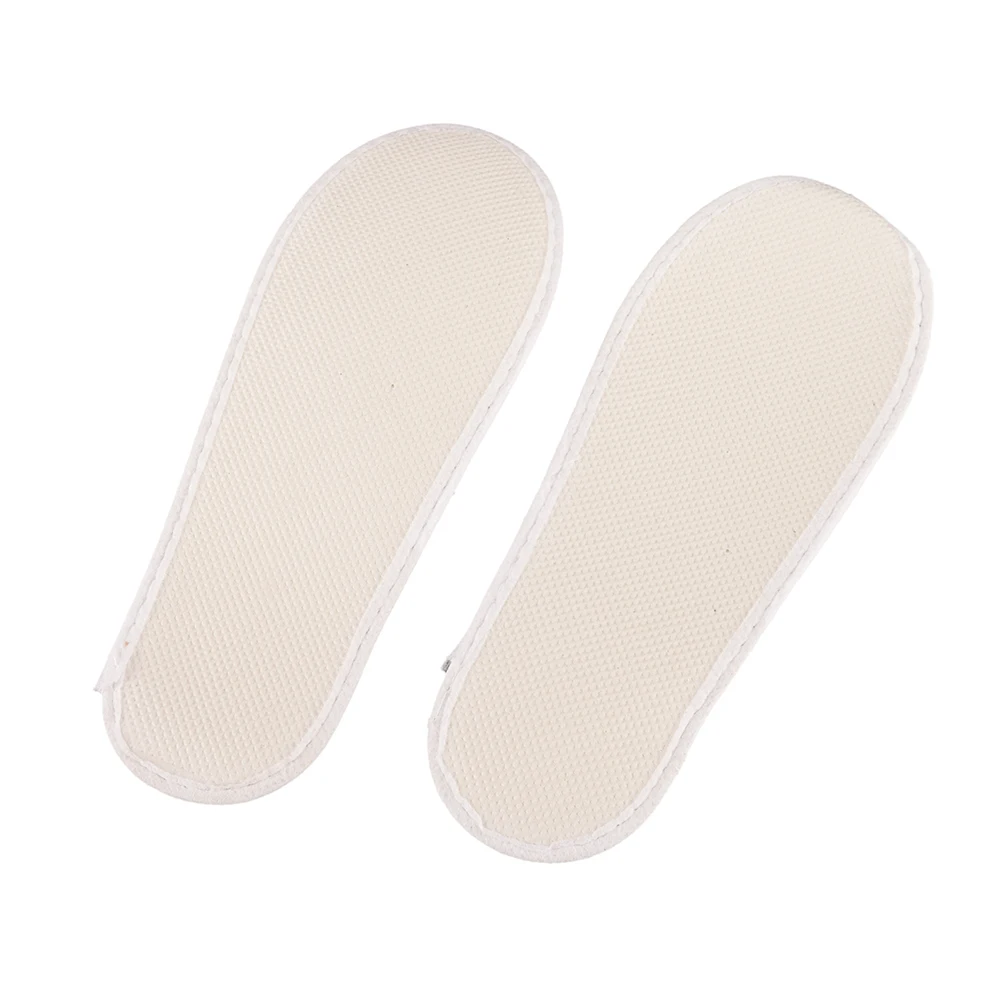 

1/5/10 Pair Durable Disposable Hotel Travel Spa Slippers Home Guest Slippers white Spa Guest Shoes