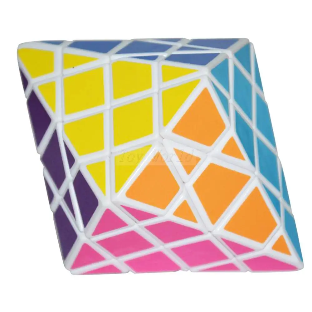 DianSheng pirámide Octagonal Dipyramid 4x4 modo de forma Cubo magic puzle Juguetes para niños Cubiks Juguetes educativos