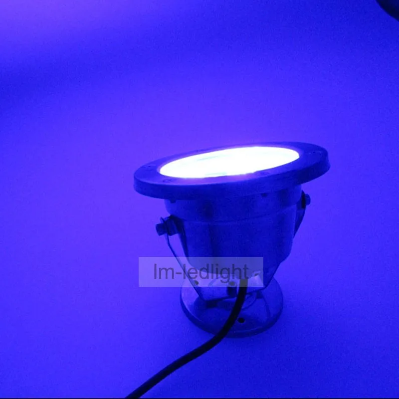 12 W Luces LED para el agua 12 V IP68 impermeable enterrado luz caliente/neutral/frío piscina envío gratis 4 unids/lote