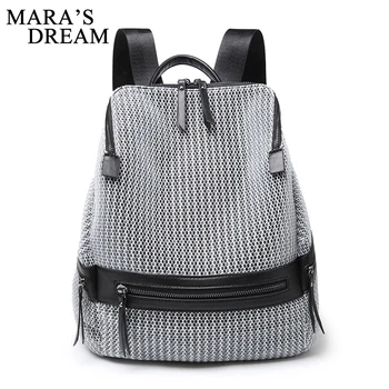 

Mara's Dream Women Canvas Backpack for School Teenagers Girls Casual Shoulder Bags Ladies Backpack Female Bookbag Student Bag