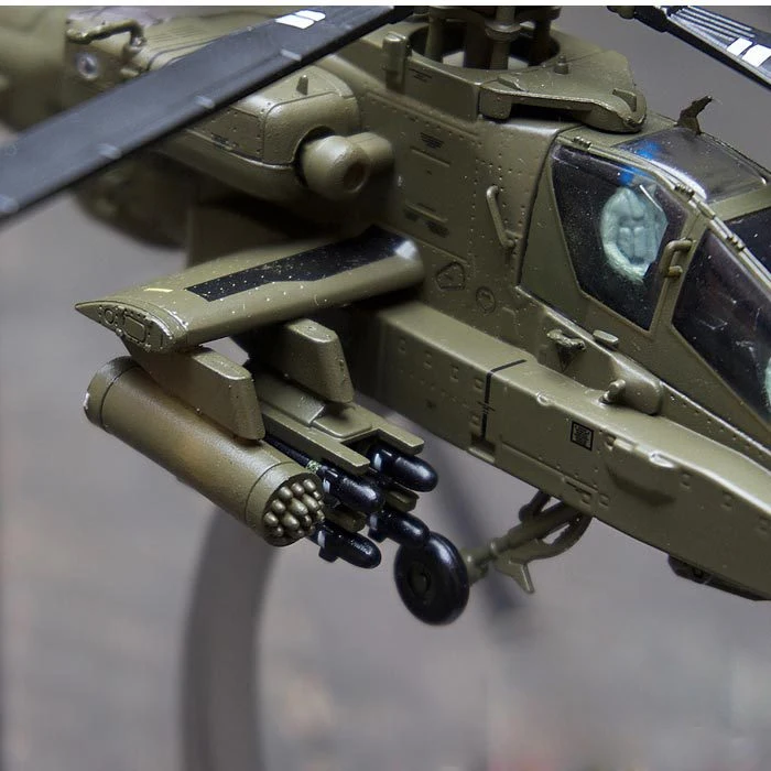 Prenoy военный сплав модель самолета истребитель AH-64D США Перевозчик Apache военный вертолет литья под давлением Масштаб Модель Игрушки Стенд ремесло 1: 72