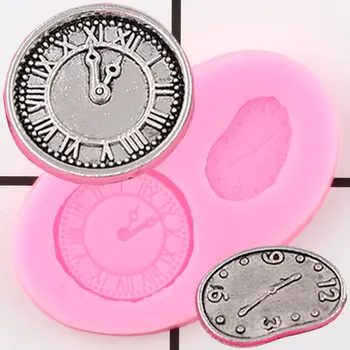 

Industrial Steampunk Watch Silicone Molds Clock Cupcake Topper Fondant Mold Cake Decorating Tools Candy Chocolate Gumpaste Mould