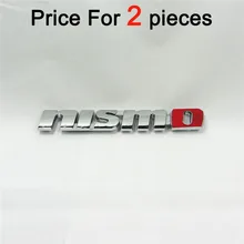 2pcs/lot automobile accessories car body styling stickers with nismo logo emblem badge