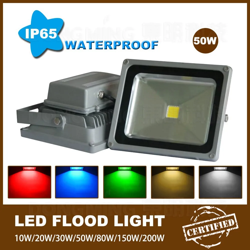 AC175-265V 50W Portable Outdoor Project-Light Cool Color Floodlight IP65 