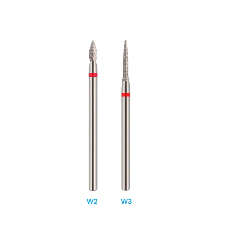 Набор керамических фрез RIKONKA, 3 шт., маникюрные сверла для ногтей, алмазные фрезы, аксессуары для маникюрного станка, фрезы для ногтей, инструменты для полировки