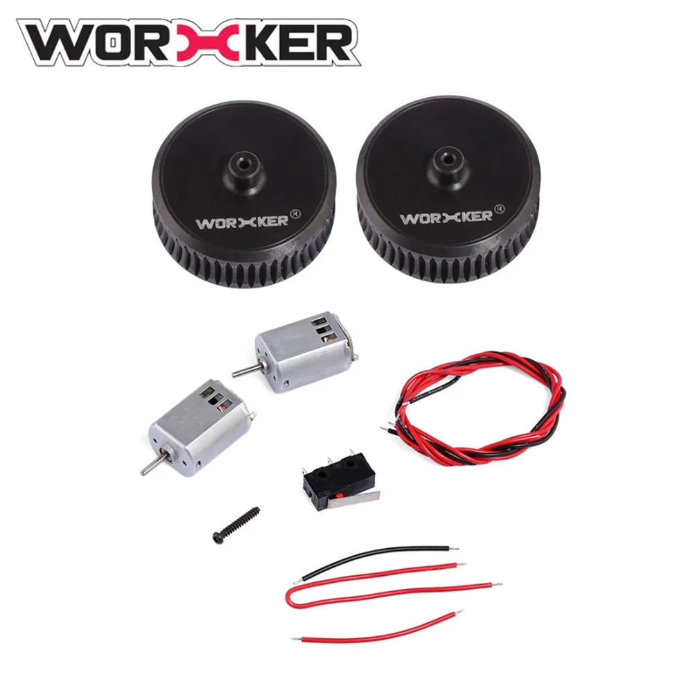 

Worker ABS Modified Power Type Straight Grained Flywheel Wheel(matching to flat flywheel cage) 132 Motor Set for Nerf STF/CS-18