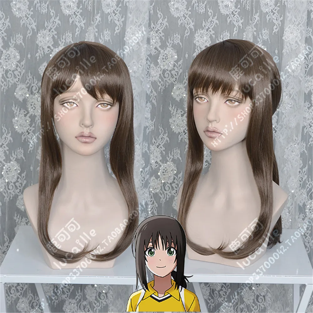 Новый аниме Hanebado! Ayano Hanesaki Nagisa Riko парики для косплея коричневый синтетический
